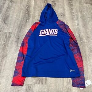 New York Giants NFL Team Apperal Hoodie Large NWT